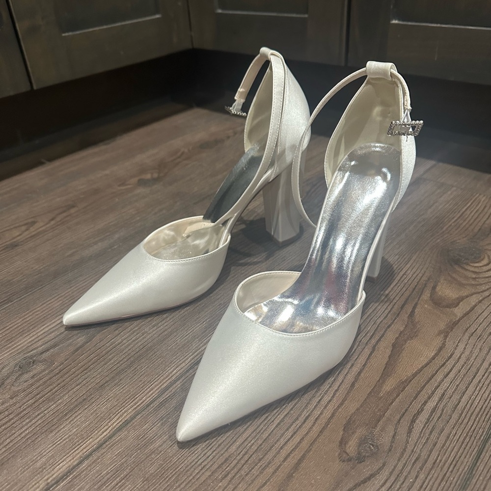 Elegant White Women's Heels